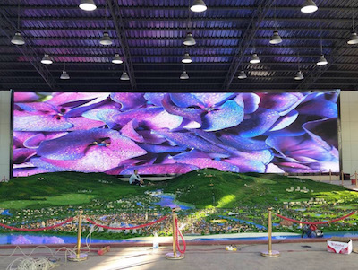 100sqm P4mm LED Display Porject in Xishuangbanna